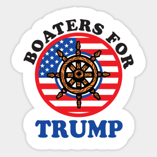 Boaters for Trump 2020 election... Sticker